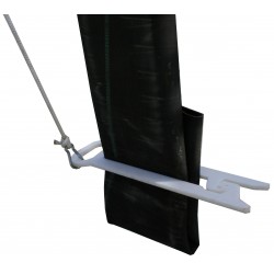 Pince à tuyau pour benne à béton