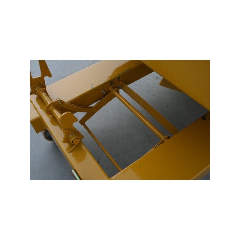 Basculement automatique par contact pour benne auto-basculante