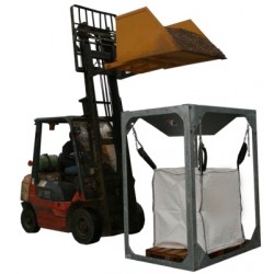 Remplissage d'un Big Bag avec l'aide de la trémie