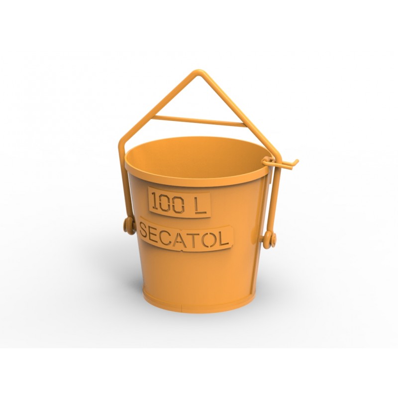 Benne à retournement métallique de 50 à 1500 L. - SECATOL