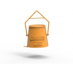 Benne à retournement métallique de 50 à 1500 L. - SECATOL