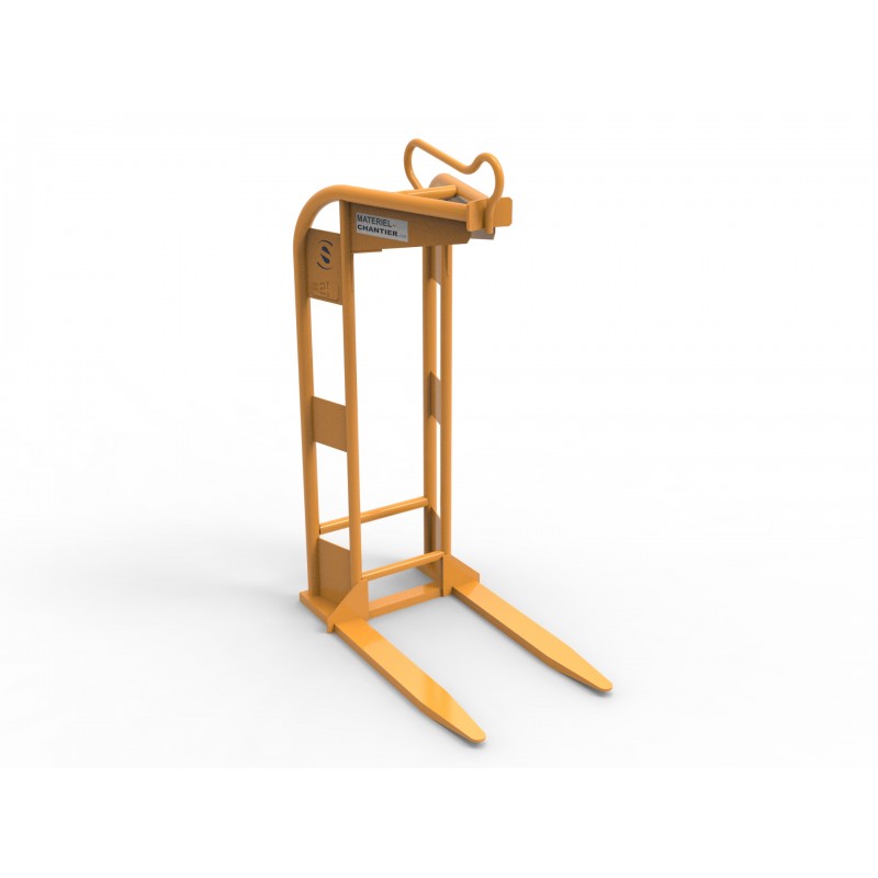 Lève-palette de chantier avec anneau 2 positions pour l'équilibrage. GEFM 2T - SECATOL