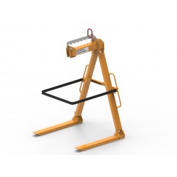 Lève-palettes 2T à écartement de fourches fixe avec anneau multi-positions