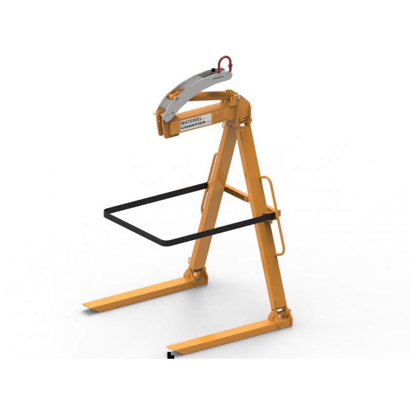 Lève-palettes 2T auto-équilibré à écartement de fourches réglable