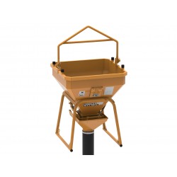 Benne à béton droite à tuyau 500L avec anse - SECATOL