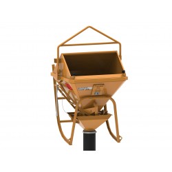 Benne à tuyau couchée avec anse 350L