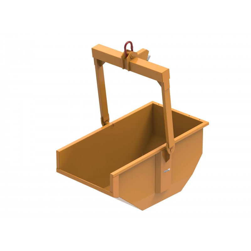 Benne à terre de 1000L à palonnier automatique. AUTOVID PA - SECATOL